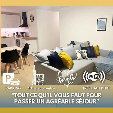 Grand Appart Neuf Lumineux, Parking Gratuit, 10 Min Centre Strasbourg Luaran gambar