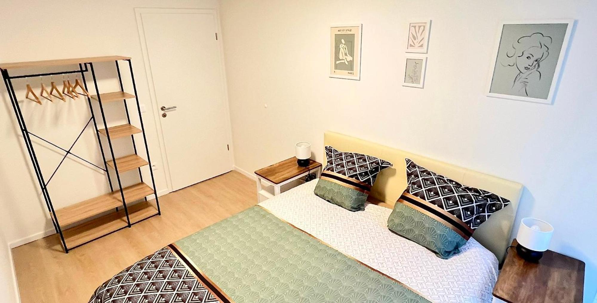 Grand Appart Neuf Lumineux, Parking Gratuit, 10 Min Centre Strasbourg Luaran gambar